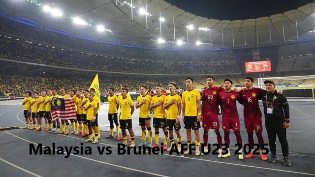 Hasil Malaysia vs Brunei AFF U23 2025: Malaysia Hujani Gawang Brunei, Menang 7-1